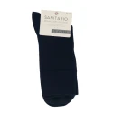 Calzino corto uomo sanitario in caldo cotone invernale con elastico morbido che non stringe colore nero - UCZ-751 Calzificio Pez