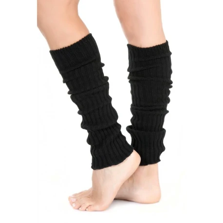 Women's ribbed knit leg warmers