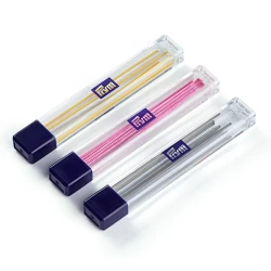Ricambio mine di gesso colorate giallo, nero, rosa da 0,9mm per matita portamine Prym - 610842 Prym