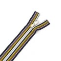 25 cm multicolour pocket zip like the original zip
