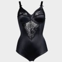 Body modellatore Tecnike Charme in tessuto contenitivo e pizzo nero