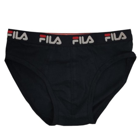 Fila's briefs in black stretch cotton - FU5233 FilaUnderwear