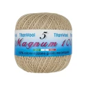 Filato per uncinetto Magnum N°8 Titan Wool 100% Cotone egiziano Makò - Ecrù