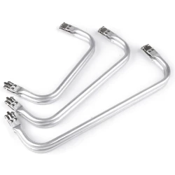 Concealed spring clasp for making handbags and clutch bags