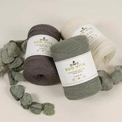 Fettuccia piatta a nastro per borse all'uncinetto Eco Vita Tape DMC