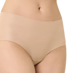 Slip Culotte senza cuciture e taglio vivo in cotone organico colore pelle - Golden Lady	Underwear