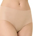Seamless, raw-cut culotte briefs in skin-coloured organic cotton - Golden Lady    Underwear