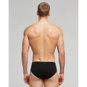 Slip uomo in morbida microfibra senza cuciture e filato Q-SKIN traspirante nero