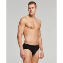 Men's briefs in soft seamless microfibre and breathable Q-SKIN yarn black