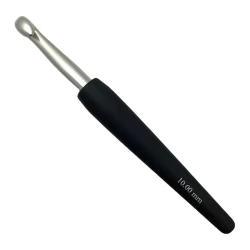 Uncinetto Knit Pro 10,0 in alluminio e manico ergonomico soft