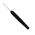 Knit Proe 3.0 crochet hook in aluminium with ergonomic soft handle