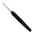 Knit Proe 4.5 crochet hook in aluminium with ergonomic soft handle