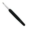 Knit Proe 5.0 aluminium crochet hook with ergonomic soft handle