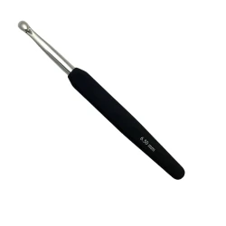 Uncinetto Knit Pro 6,5 in alluminio e manico ergonomico soft