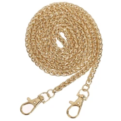 Chain clutch shoulder strap for woven bags
