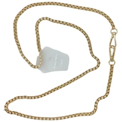 Chain clutch shoulder strap for square-shaped bags and oval links 2