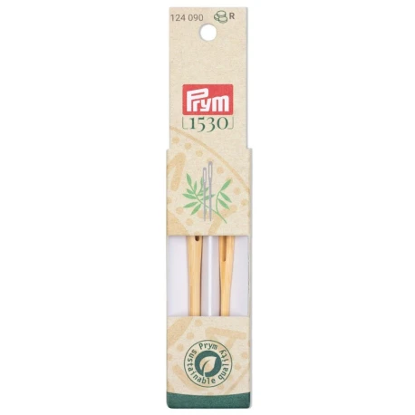 Aghi da Lana in Bambù naturale, per cucire e rammendare Set 2 pezzi assortiti - 124090 Prym