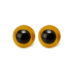 Safety eyes for puppets and amigurumi - 8 mm diameter 2