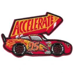 Cars Lightning Mc Queen Accelerate embroidered Disney© Pixar patch