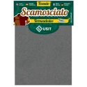 45 x 11.5 cm piece of 45 x 11.5 cm soft microfibre thermoadhesive suede fabric with leather effect