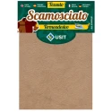 45 x 11.5 cm piece of 45 x 11.5 cm soft microfibre thermoadhesive suede fabric with leather effect