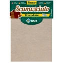45 x 11.5 cm piece of 45 x 11.5 cm soft microfibre thermoadhesive suede fabric with leather effect