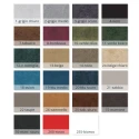 Soft microfibre suede reinforcements for trouser crotches colour chart - 230050/S Usit