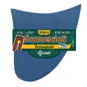 Suede reinforcements in soft microfibre for the crotch of the trousers