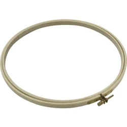 Wooden embroidery frame hoop 30 cm with metal screw