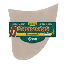 Suede reinforcements in soft microfibre for the crotch of the trousers