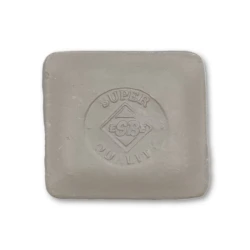 High-quality white tailor's chalk made from clay