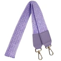 90 cm long lilac raffia shoulder strap for bags - MA190Mas