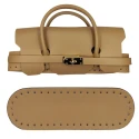 BIRKIN bag kit complete with handle, gold clasp and beige bottom