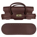 BIRKIN bag kit complete with handle, gold clasp and brown bottom