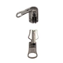 Spare reversible sliders for T8 Hinge Metal large silver colour