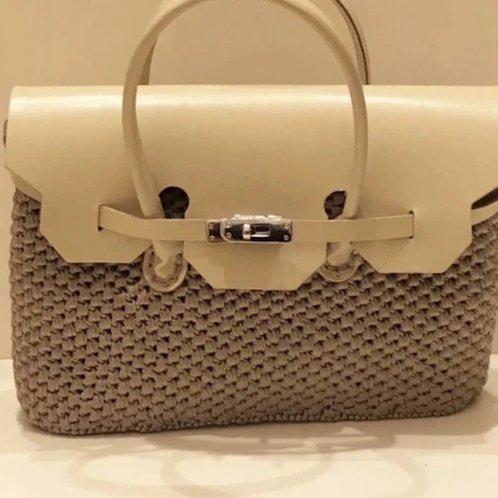 Kit per Borsa BIRKIN completo di manico, chiusura in oro e fondo