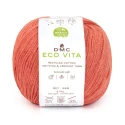 DMC EcoVita filato in cotone riciclato gomitolo da 100gr. per uncinetto colore 105 rosa salmone