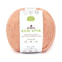 DMC EcoVita recycled cotton yarn, 100g ball for crochet, colour 109 peach pink