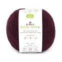 DMC EcoVita recycled cotton yarn, 100g ball for crochet, colour 205 wine