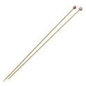 Ferri maglia in bambù 4,00mm con pomoli colorati dipinti a mano - DMC U1754/4