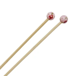 4.00 mm bamboo knitting needles with hand-painted coloured knobs - DMC U1754/4 2