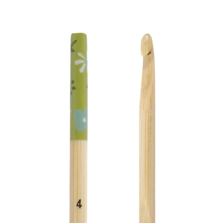 Uncinetto in bambù dipinto a mano 4,0 mm ideale per filati di cotone - DMC U1788/4
