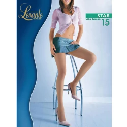 Levante Star 15 den Collant velato a Vita Bassa