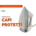 Copripiastra per ferro da stiro anti bruciature in Teflon con molla di fissaggio - 19 Marbet