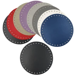 Fondi rotondi per borsa in eco pelle Ø 16cm