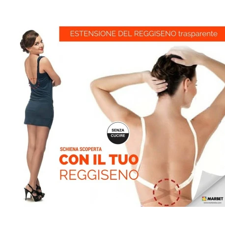 ESTENSIONE DEL REGGISENO 20mm Trasparente - 159.20 Marbet