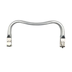 Concealed wave-shaped spring clasp for making handbags and clutch bags 19 cm