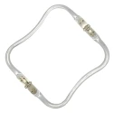 Concealed wave-shaped spring clasp for making handbags and clutch bags 19 cm