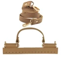SICILY bag kit complete with beige handle and shoulder strap with gold metal details