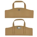 Kit for Classic Bag complete with flap with beige handle and silver swivel clasp